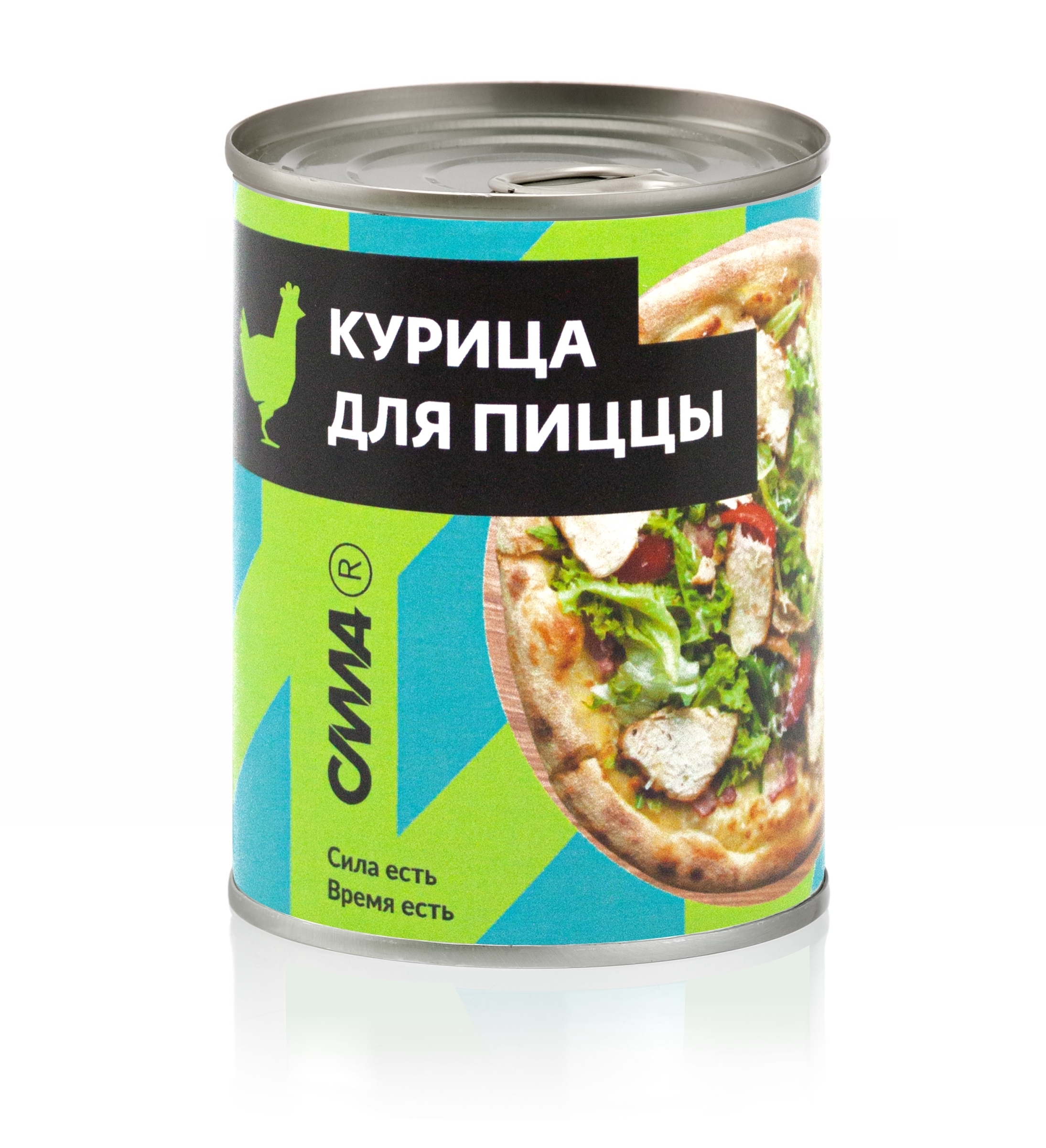 

СИЛА Курица филе грудки для пиццы ж/б 350 гр 1 шт