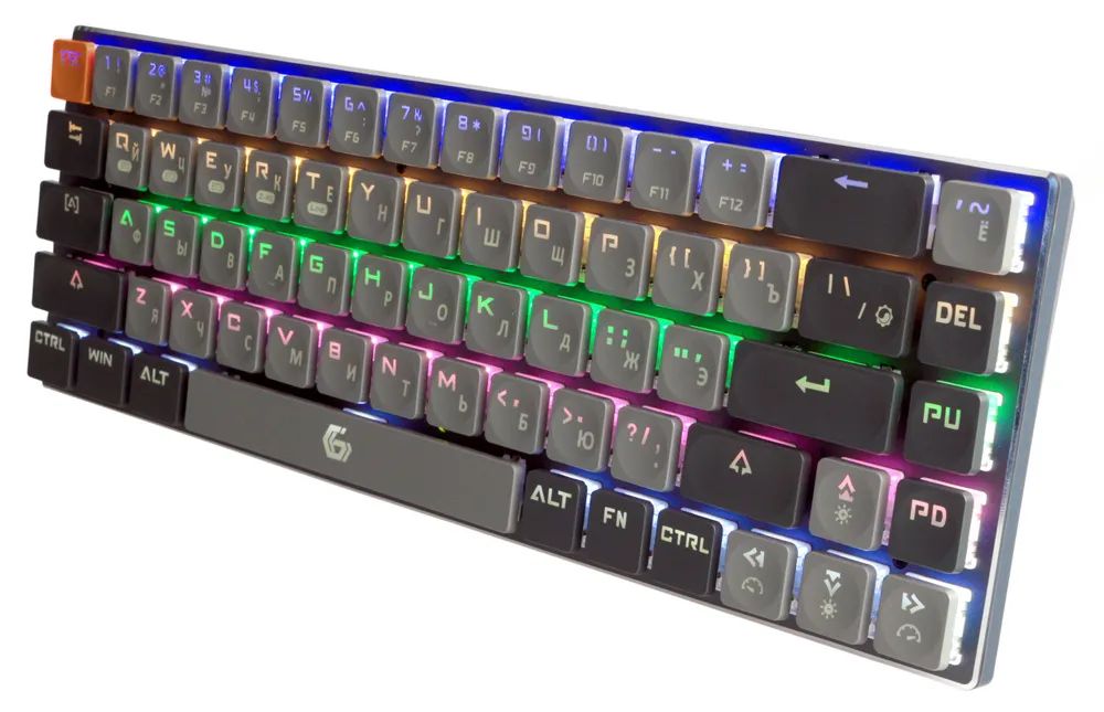 

Проводная/беспроводная игровая клавиатура Gembird KBW-7 Black, KBW-7