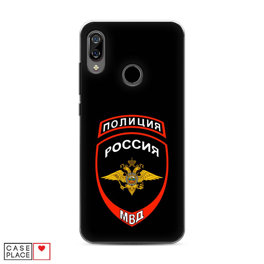 Чехол Awog на BQ 6040L Magic / BQ 6040L Мэджик Полиция шеврон