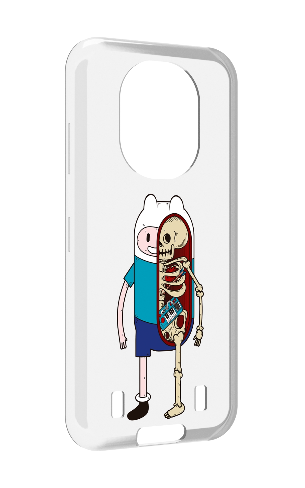 

Чехол MyPads Финн скелет для Oukitel WP16, Прозрачный, Tocco