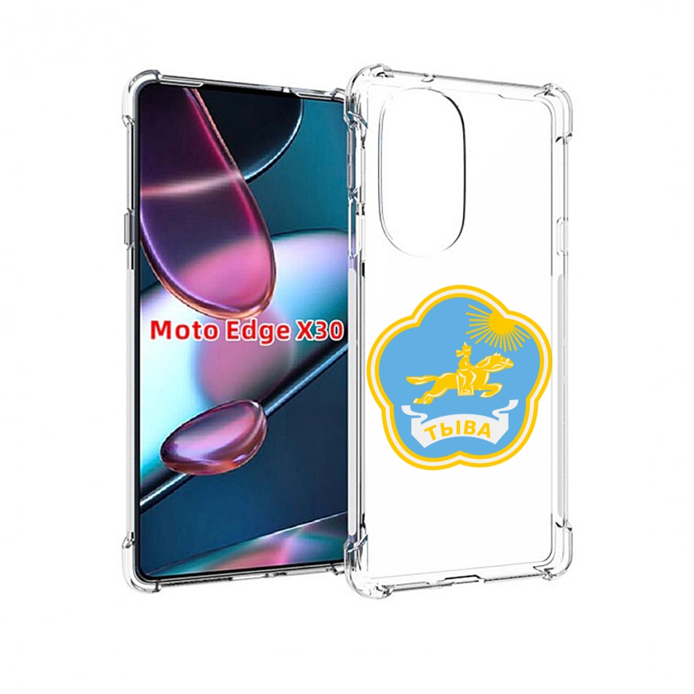 

Чехол MyPads герб-тыва-кызыл для Motorola Moto Edge X30, Прозрачный, Tocco