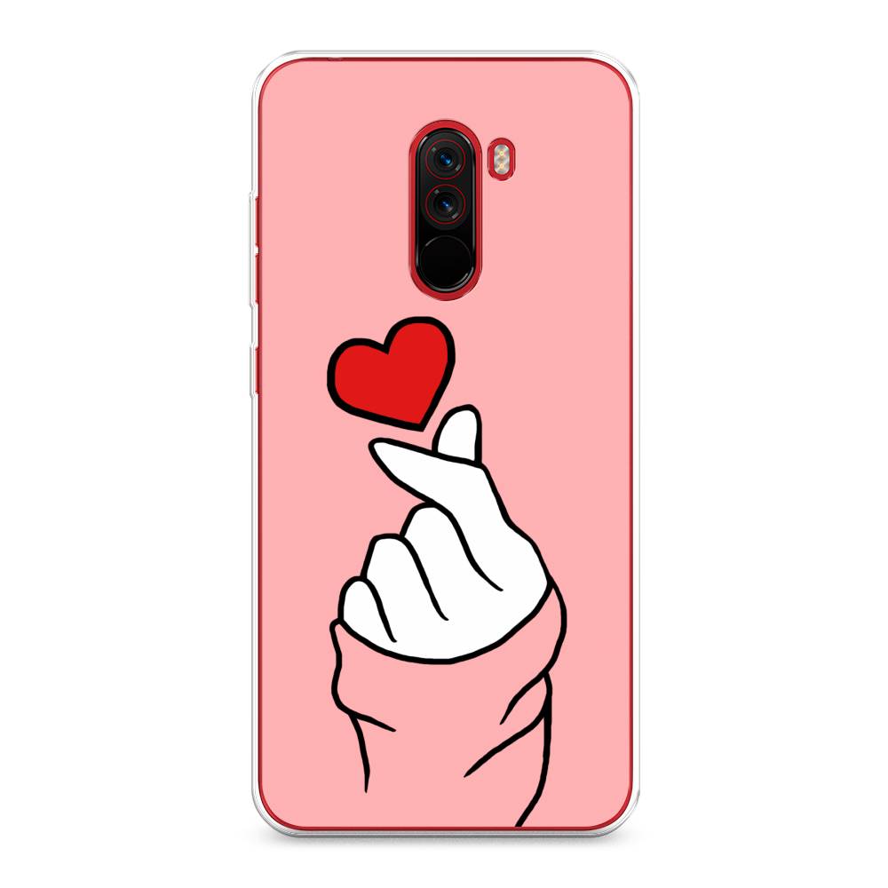 

Чехол Awog на Xiaomi Pocophone F1 "Милое сердечко", Разноцветный, 34450-7