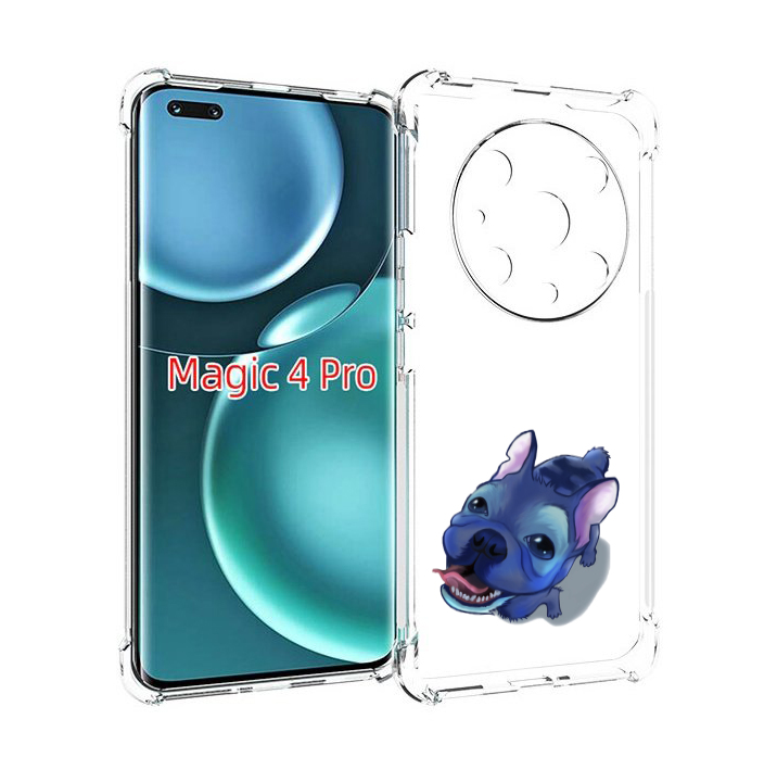 

Чехол MyPads Синий Пес для Honor Magic4 Pro, Прозрачный, Tocco