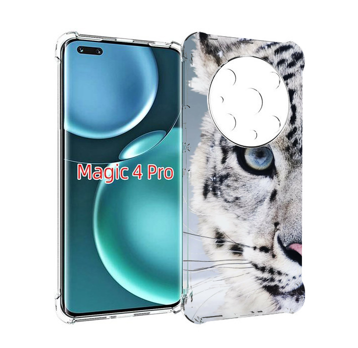 

Чехол MyPads Снежный-барс для Honor Magic4 Pro, Прозрачный, Tocco