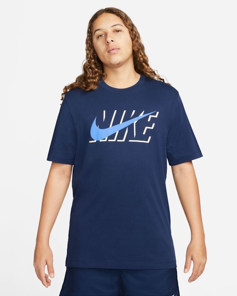 

Футболка мужская Nike M NSW TEE SWOOSH BLOCK синяя 2XL, Синий, M NSW TEE SWOOSH BLOCK