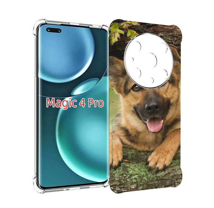 фото Чехол mypads собака-на-дереве для honor magic4 pro