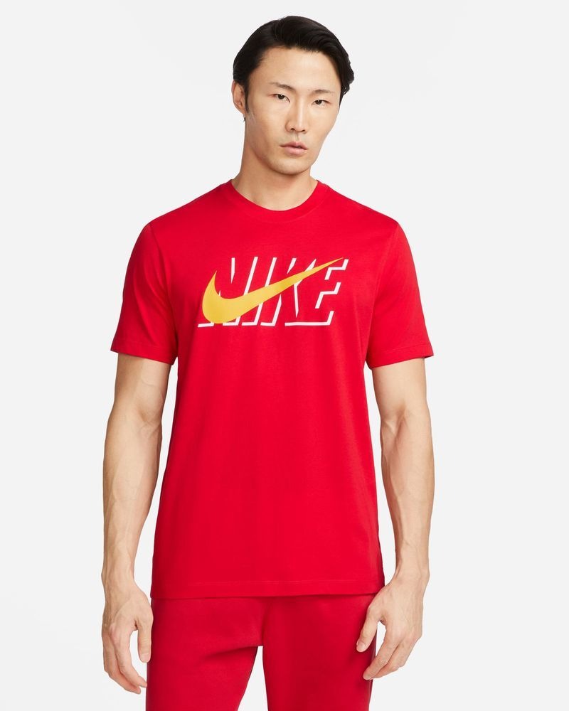 

Футболка мужская Nike M NSW TEE SWOOSH BLOCK красная XL, Красный, M NSW TEE SWOOSH BLOCK