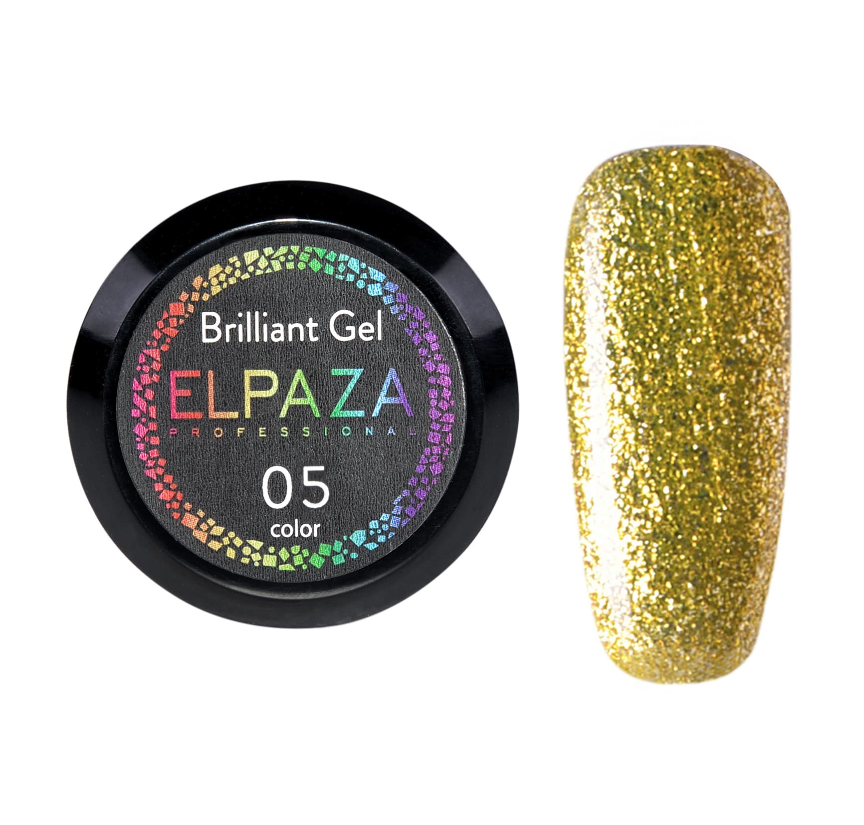 

Гель ELPAZA Brilliant Gel №5, Золотистый