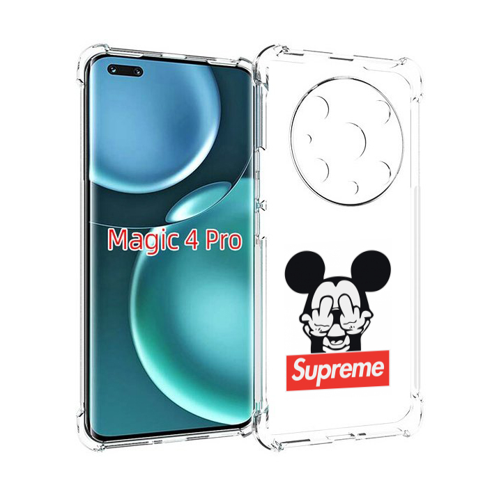 

Чехол MyPads Супримовский-Микки-маус для Honor Magic4 Pro, Прозрачный, Tocco