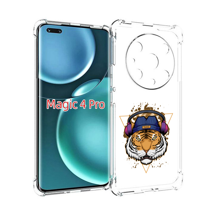 

Чехол MyPads Тигр-Свэг для Honor Magic4 Pro, Прозрачный, Tocco