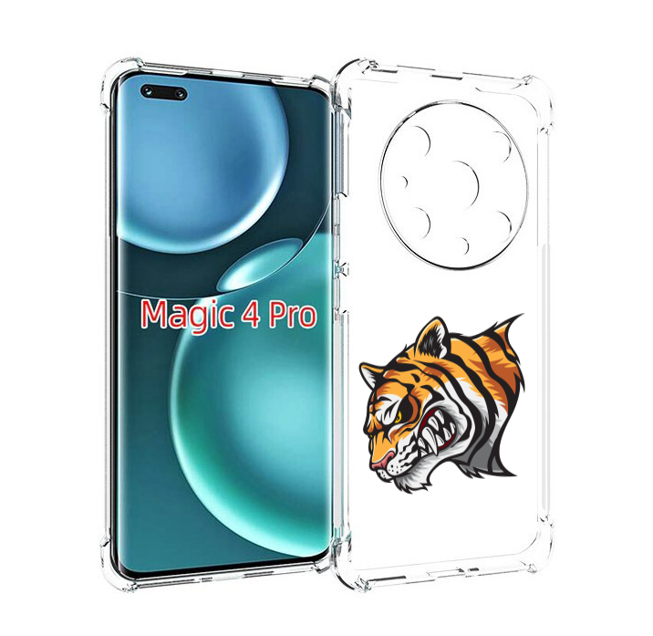

Чехол MyPads Тигр для Honor Magic4 Pro, Прозрачный, Tocco