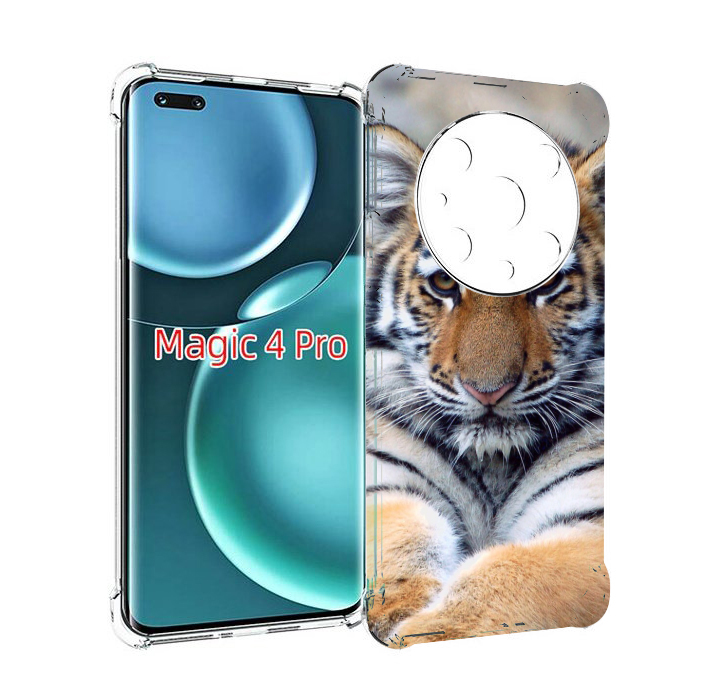 

Чехол MyPads Тигренок для Honor Magic4 Pro, Прозрачный, Tocco