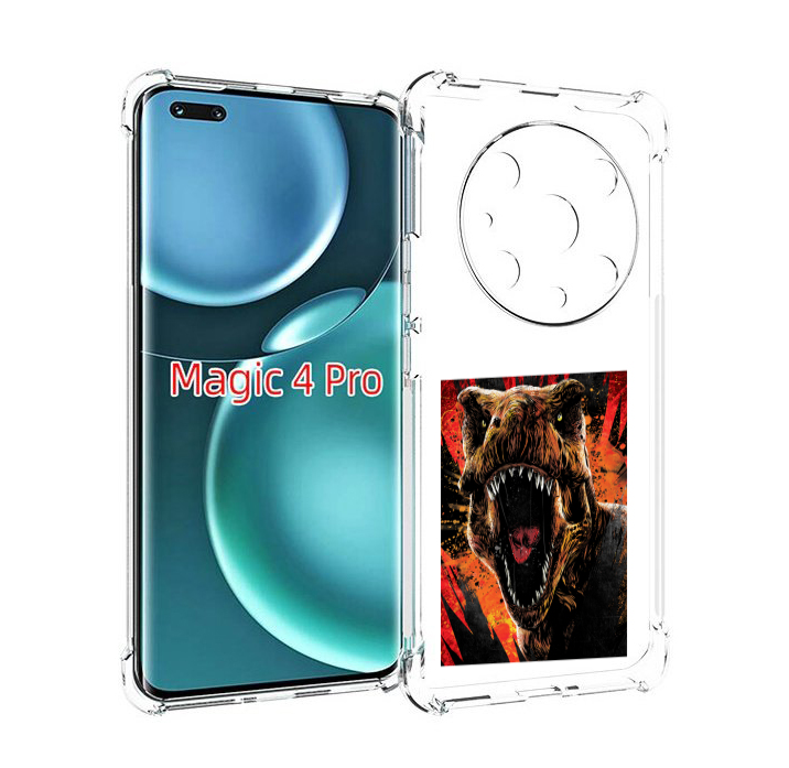 

Чехол MyPads Тиранозавр для Honor Magic4 Pro, Прозрачный, Tocco