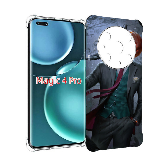 

Чехол MyPads Тыква-убийца для Honor Magic4 Pro, Прозрачный, Tocco