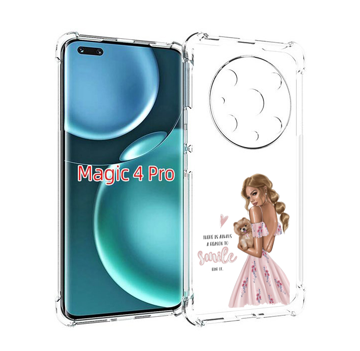 

Чехол MyPads Улыбайся-чаще женский для Honor Magic4 Pro, Прозрачный, Tocco