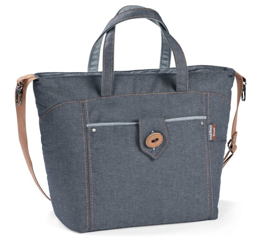 фото Сумка для коляски peg perego borsa mamma elite (blue denim) peg-perego