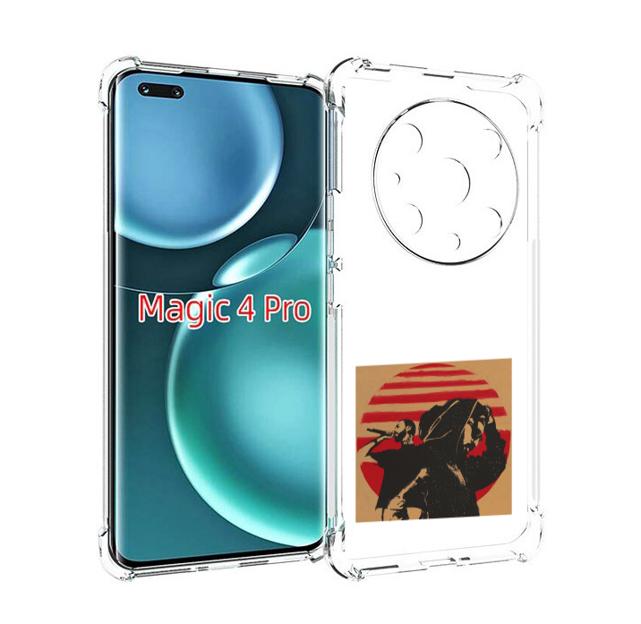 

Чехол MyPads Утопия Мияги и Энди панда для Honor Magic4 Pro, Прозрачный, Tocco
