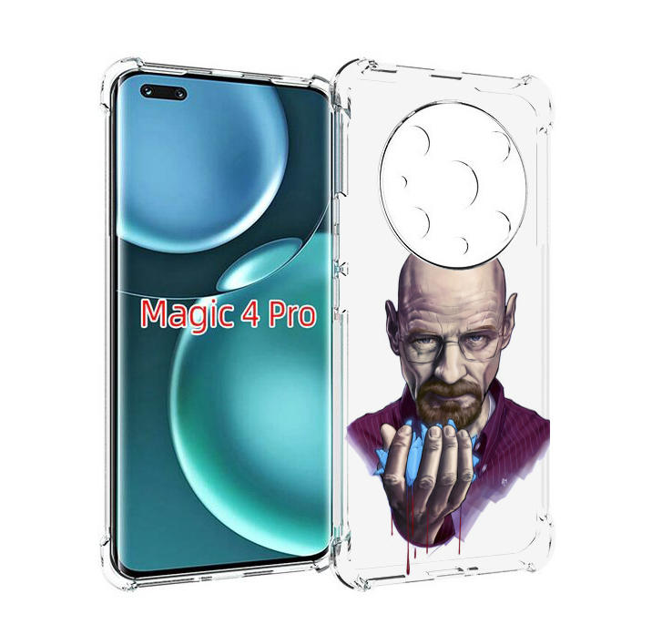 

Чехол MyPads Хайзенберг для Honor Magic4 Pro, Прозрачный, Tocco