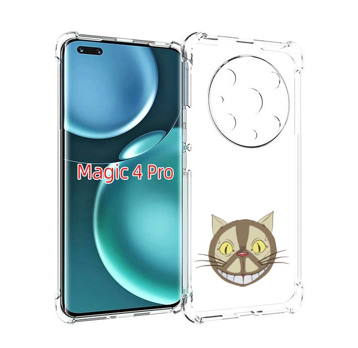 

Чехол MyPads Чеширский кот для Honor Magic4 Pro, Прозрачный, Tocco