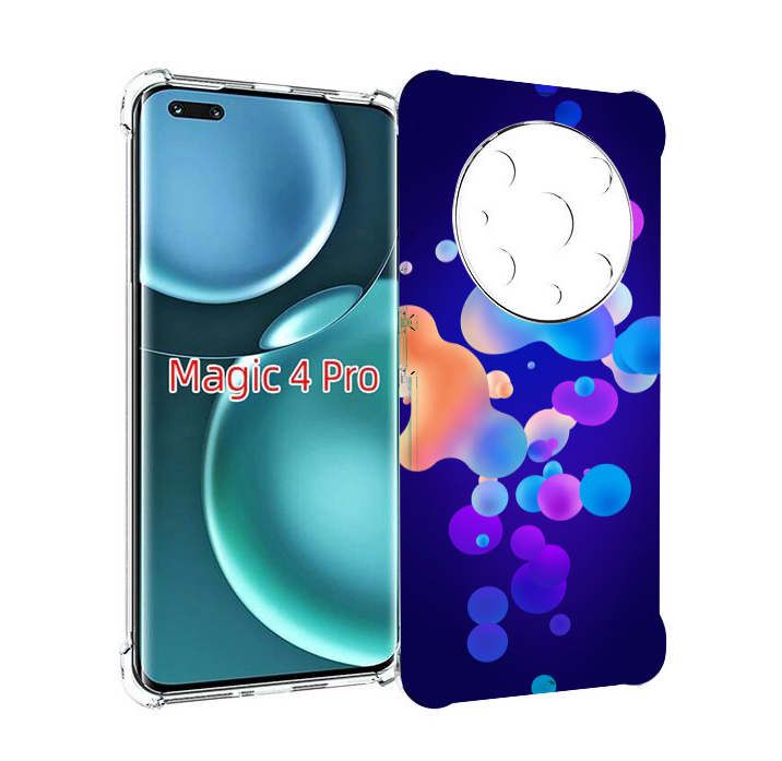 

Чехол MyPads абстрактные-пузырьки для Honor Magic4 Pro, Прозрачный, Tocco