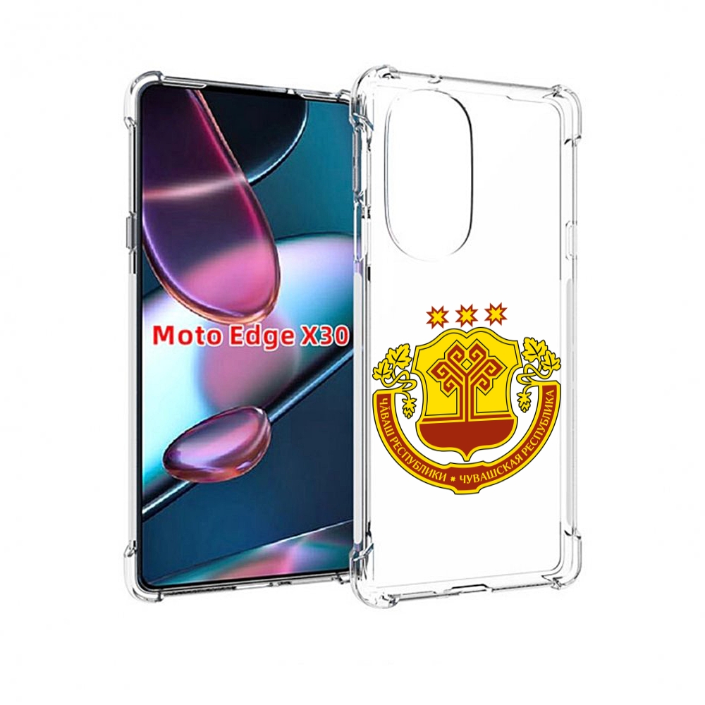 

Чехол MyPads герб-чувашии-чебоксары для Motorola Moto Edge X30, Прозрачный, Tocco