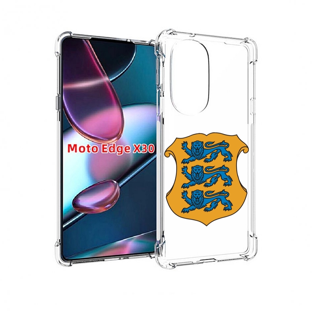 

Чехол MyPads герб-эстонии для Motorola Moto Edge X30, Прозрачный, Tocco