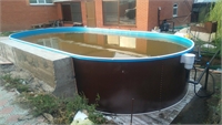 фото Морозоустойчивый бассейн лагуна 640х305х125 см вкапываемый лагунда