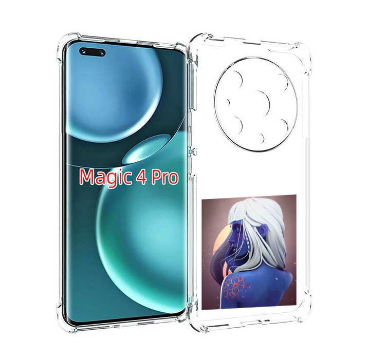

Чехол MyPads аватар-с-цветком для Honor Magic4 Pro, Прозрачный, Tocco