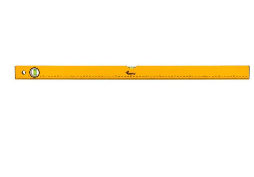 КУРС  Уровень Базис, 2 глазка, желтый корпус, шкала  800 мм
