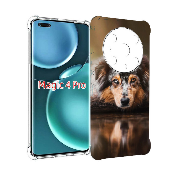 

Чехол MyPads австралииская овчарка для Honor Magic4 Pro, Прозрачный, Tocco