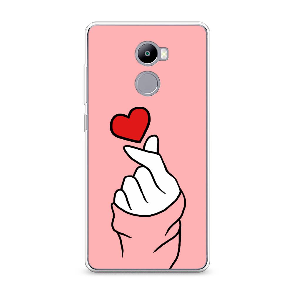 

Чехол Awog на Xiaomi Redmi 4 "Милое сердечко", Разноцветный, 31150-7