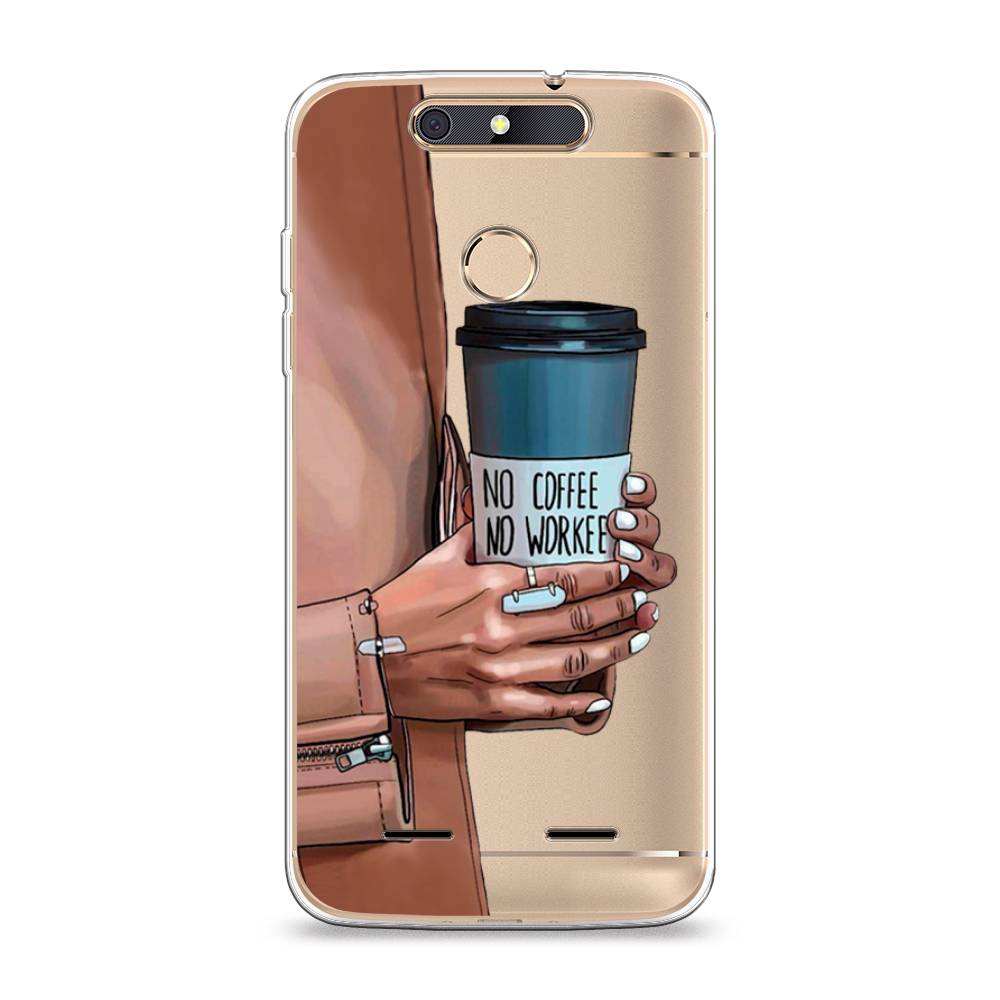 

Чехол Awog на ZTE Blade V8 mini / ЗТЕ Блэйд V8 mini "No coffee", 131950-7