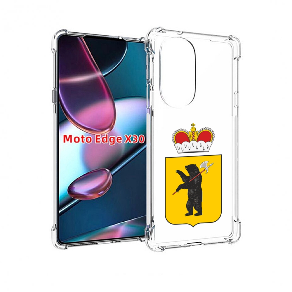 

Чехол MyPads герб-ярославская-область для Motorola Moto Edge X30, Прозрачный, Tocco