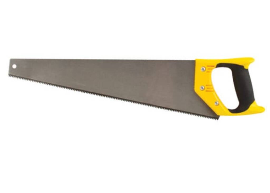 КУРС  Ножовка по дереву, средний каленый зуб 7 ТPI, 2D заточка 450