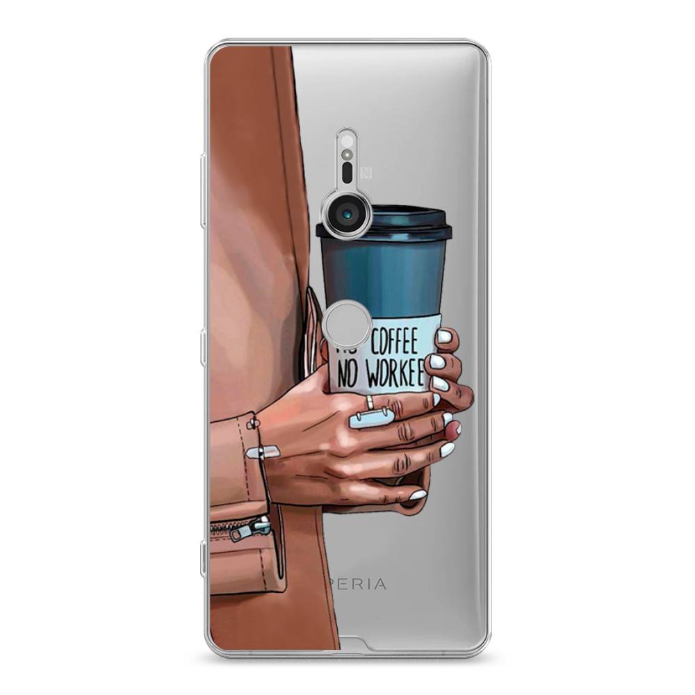 

Чехол Awog на Sony Xperia XZ3 "No coffee", Разноцветный, 53650-7