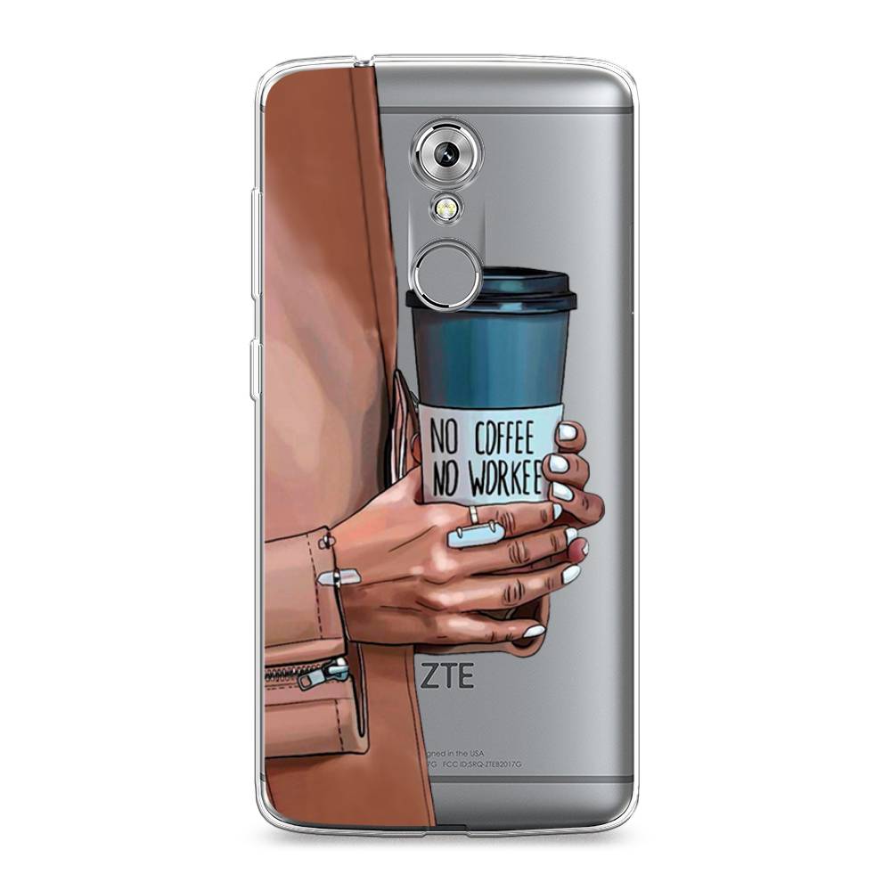 

Чехол Awog на ZTE Axon 7 / ЗТЕ Axon 7 "No coffee", Разноцветный, 131450-7