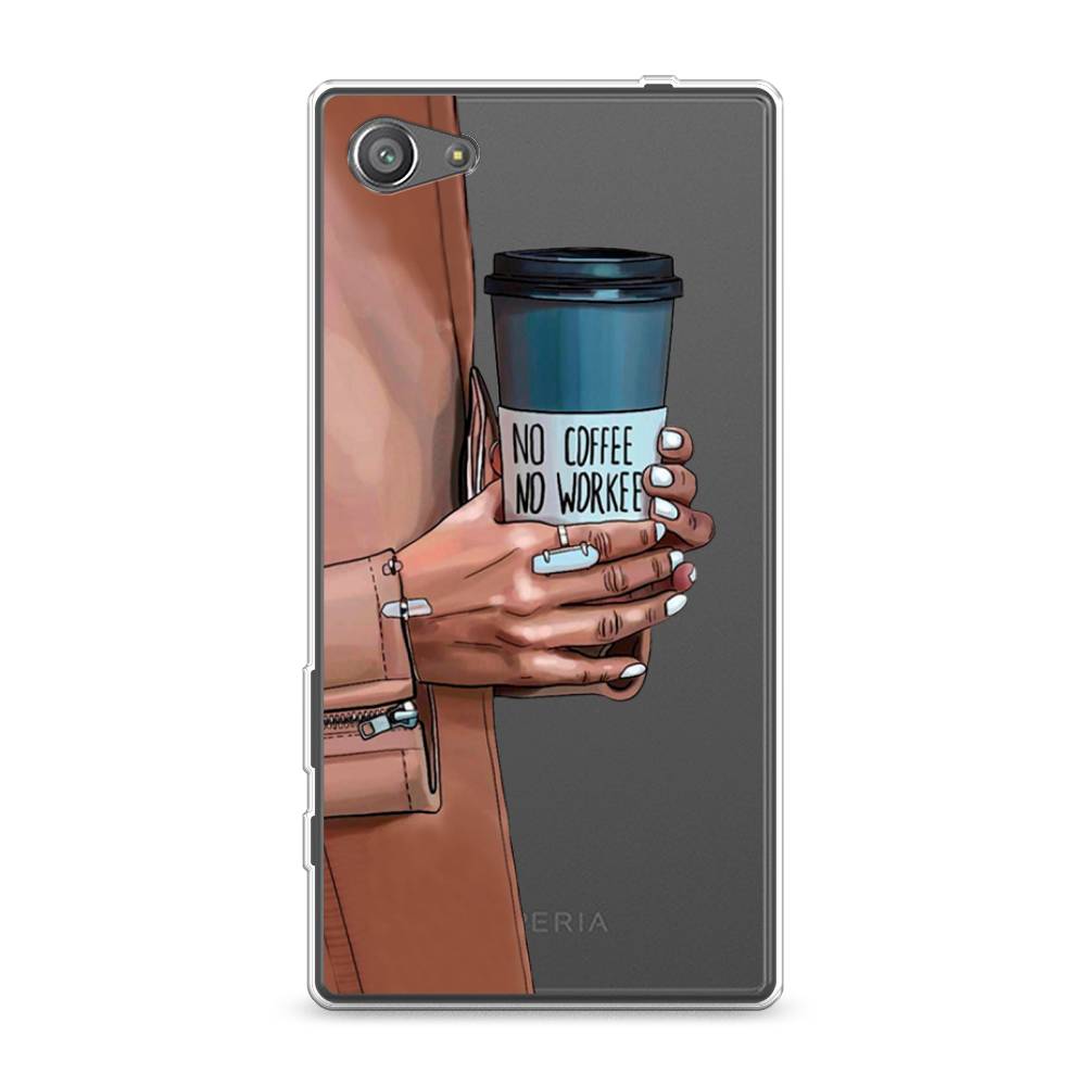 

Чехол Awog на Sony Xperia Z5 compact "No coffee", Разноцветный, 52250-7
