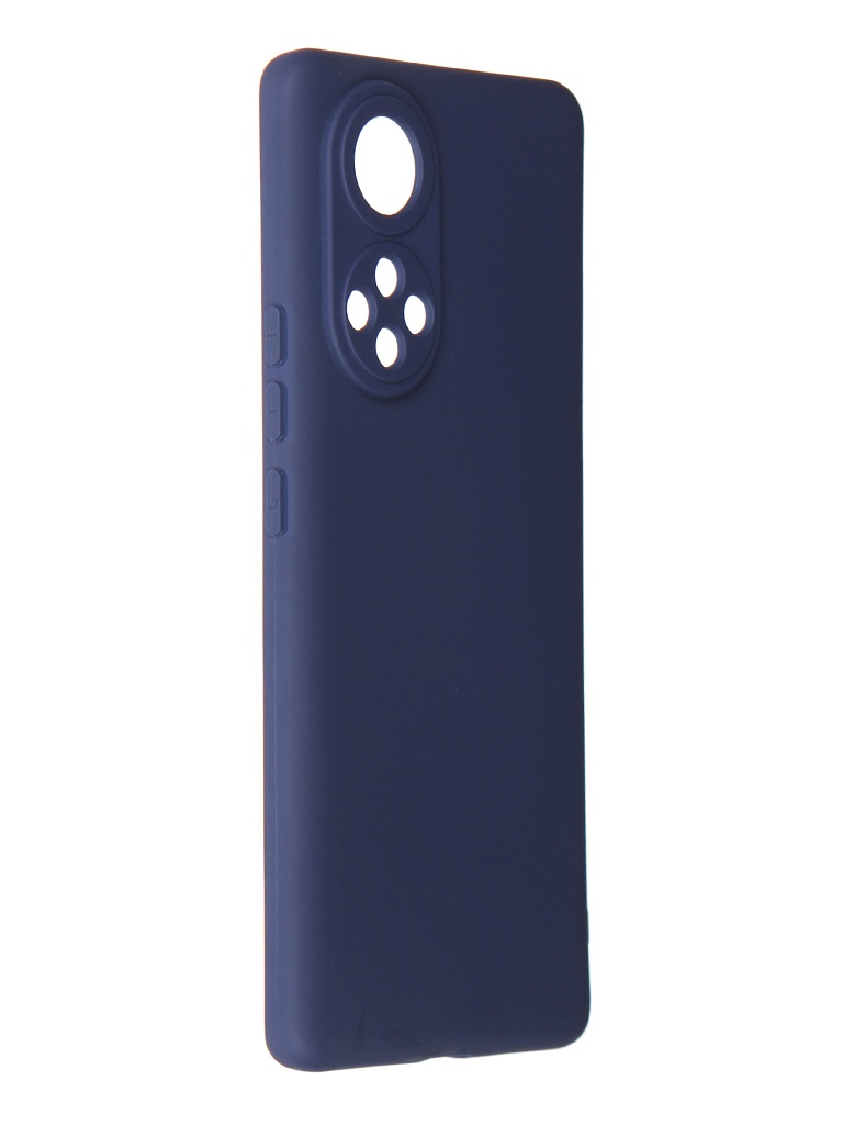 фото Чехол alwio для honor 50 silicone soft touch dark blue asthr50bl