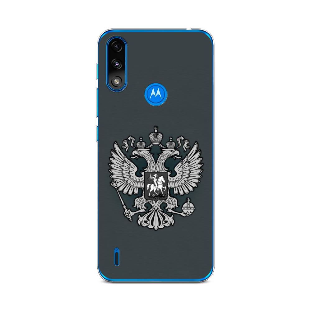 

Чехол Awog на Lenovo K13/Motorola Moto E7 Power "Герб России серый", Разноцветный, 242450-5