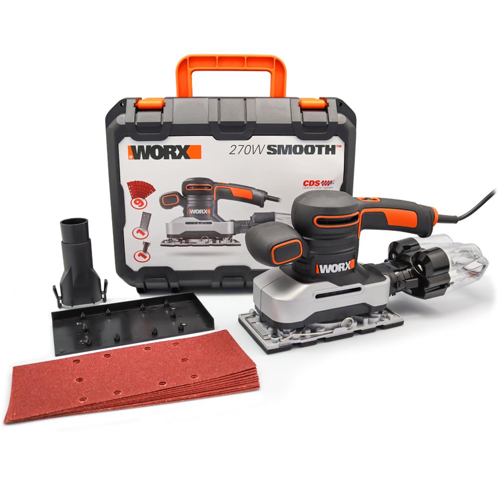 Виброшлифмашина WORX WX642.1 триммер worx wg186e