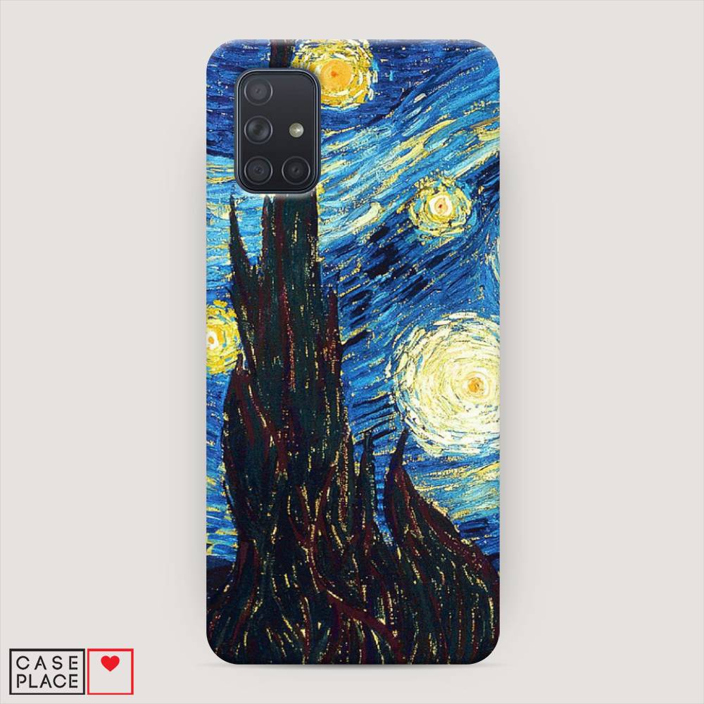 

Пластиковый чехол "Ван Гог Звездная ночь" на Samsung Galaxy A71, 29020-7