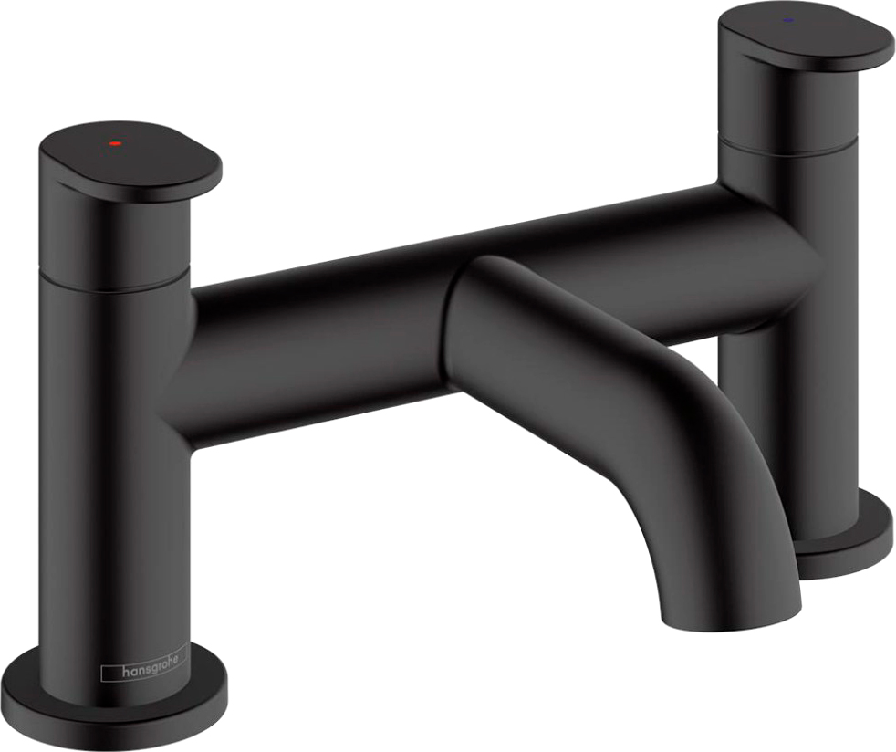 фото Смеситель hansgrohe vernis blend 71442670 на борт ванны, черный