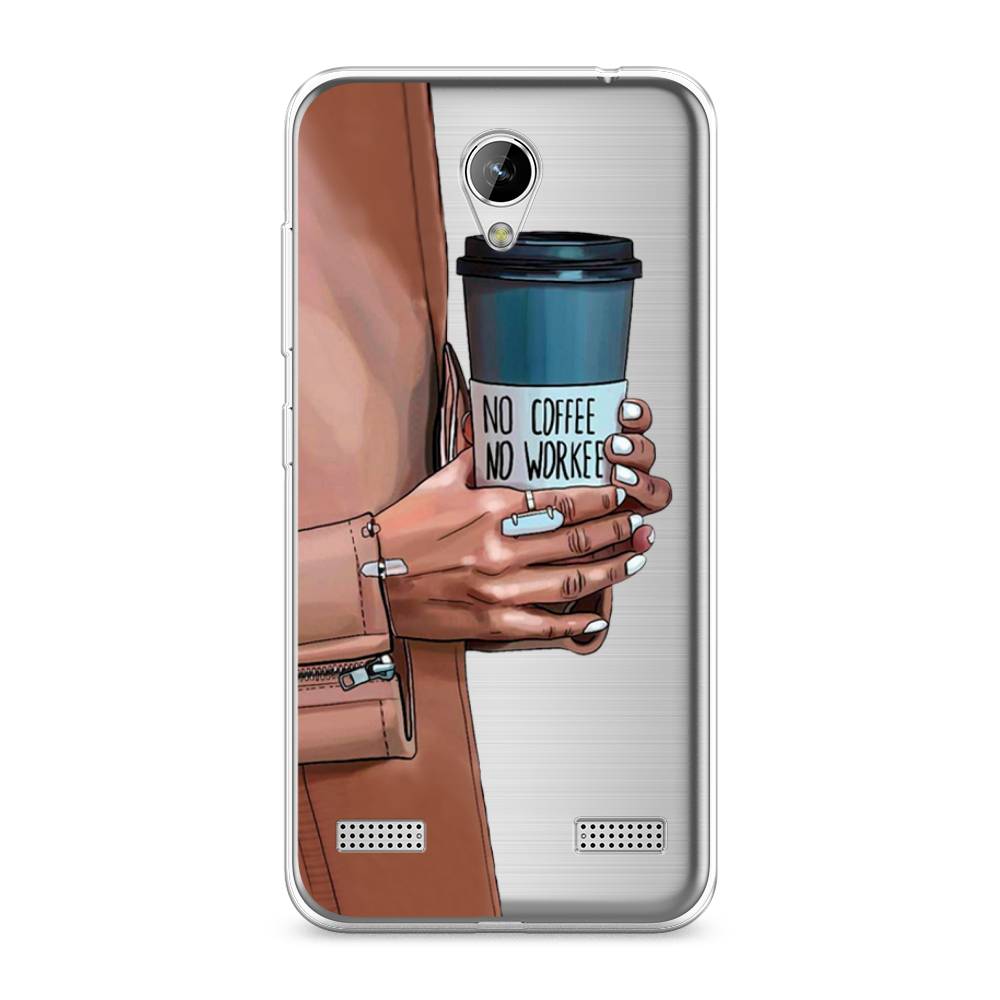 

Чехол Awog на ZTE Blade A520 / ЗТЕ Блэйд A520 "No coffee", 132050-7