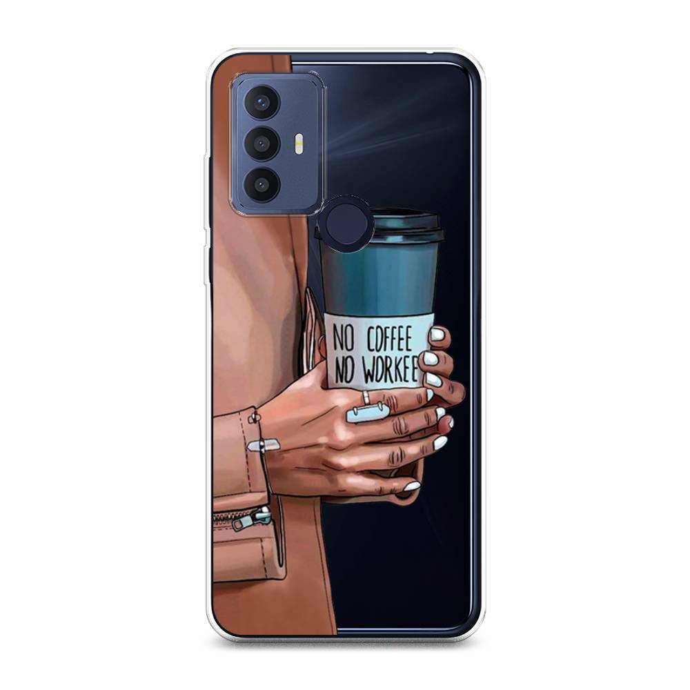 

Чехол Awog на TCL 30E "No coffee", Разноцветный, 290450-7