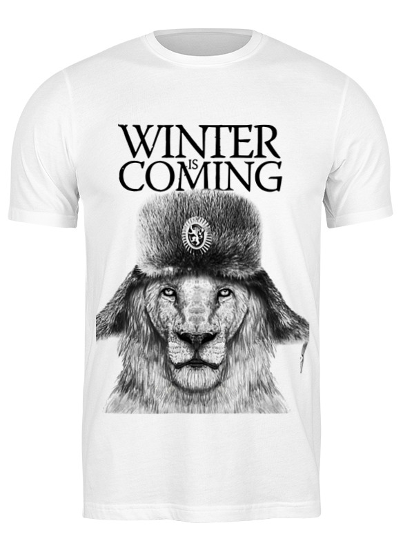 

Футболка мужская Printio Winter is coming белая 2XL, Winter is coming