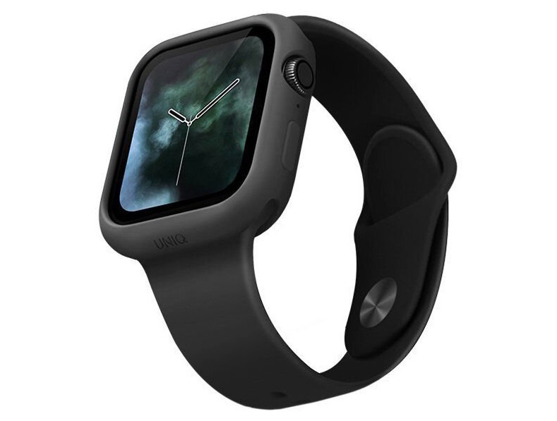 фото Чехол uniq lino для apple watch 40 мм, цвет черный (40mm-linoblk)