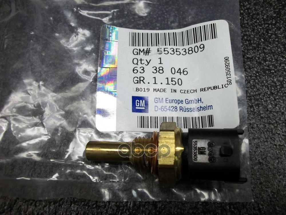 

GENERAL MOTORS 55353809 Датчик температуры охлаждающей жидкости GM 55353809