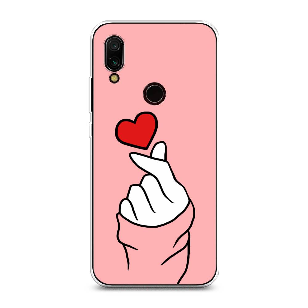 

Чехол Awog на Xiaomi Redmi 7 "Милое сердечко", Разноцветный, 35050-7