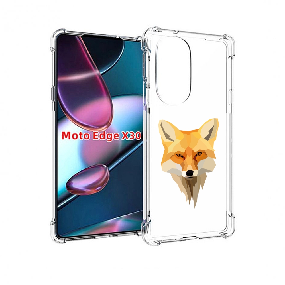

Чехол MyPads голова-лисы для Motorola Moto Edge X30, Прозрачный, Tocco