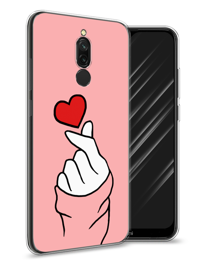 

Чехол Awog на Xiaomi Redmi 8 "Милое сердечко", Разноцветный, 37150-7
